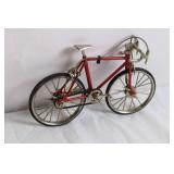 Metal Red Bicycle Model Decorative Collectible Metal Red Bicycle Model Decorative Collectible