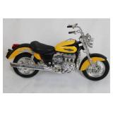 Yellow and Black Diecast Motorcycle Model Yellow and Black Diecast Motorcycle Model