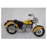 Yellow and Black Diecast Motorcycle Model Yellow and Black Diecast Motorcycle Model