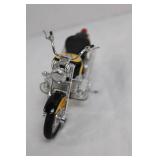 Yellow and Black Diecast Motorcycle Model Yellow and Black Diecast Motorcycle Model