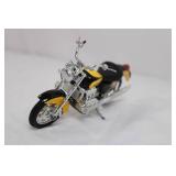 Yellow and Black Diecast Motorcycle Model Yellow and Black Diecast Motorcycle Model