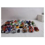 Collection of Die-Cast Model Cars, Trucks, and Motorcycles with Extra Wheels Collection of Die-Cast Model Cars, Trucks, and Motorcycles with Extra Wheels