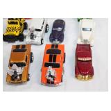 Collection of Die-Cast Model Cars, Trucks, and Motorcycles with Extra Wheels Collection of Die-Cast Model Cars, Trucks, and Motorcycles with Extra Wheels