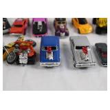 Collection of Die-Cast Model Cars, Trucks, and Motorcycles with Extra Wheels Collection of Die-Cast Model Cars, Trucks, and Motorcycles with Extra Wheels