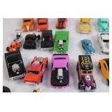 Collection of Die-Cast Model Cars, Trucks, and Motorcycles with Extra Wheels Collection of Die-Cast Model Cars, Trucks, and Motorcycles with Extra Wheels
