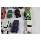 Collection of Die-Cast Model Cars, Trucks, and Motorcycles with Extra Wheels Collection of Die-Cast Model Cars, Trucks, and Motorcycles with Extra Wheels