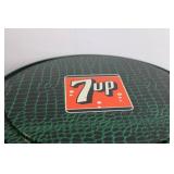 Vintage 7-Up Plaid Metal Picnic Cooler by Poloron Vintage 7-Up Plaid Metal Picnic Cooler by Poloron