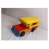 Vintage Playskool Wooden and Plastic School Bus Toy Vintage Playskool Wooden and Plastic School Bus Toy