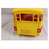 Vintage Playskool Wooden and Plastic School Bus Toy Vintage Playskool Wooden and Plastic School Bus Toy