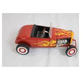Die-Cast 1932 Ford Hot Rod Model Car with Flame Decals Die-Cast 1932 Ford Hot Rod Model Car with Flame Decals