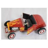 Die-Cast 1932 Ford Hot Rod Model Car with Flame Decals Die-Cast 1932 Ford Hot Rod Model Car with Flame Decals