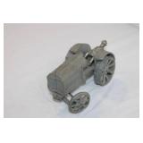 Vintage Cast Iron Toy Tractor with Driver Vintage Cast Iron Toy Tractor with Driver