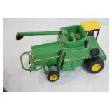 John Deere 7720 Combine Toy and Vintage Green Die-Cast Farm Implement John Deere 7720 Combine Toy and Vintage Green Die-Cast Farm Implement