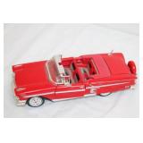 Red Diecast Convertible Classic Car Model with Opening Doors Red Diecast Convertible Classic Car Model with Opening Doors
