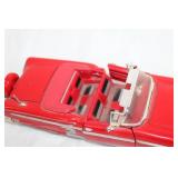 Red Diecast Convertible Classic Car Model with Opening Doors Red Diecast Convertible Classic Car Model with Opening Doors