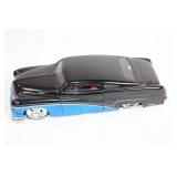 Die-Cast Custom Lowrider Model Car Black and Blue with Opening Doors Die-Cast Custom Lowrider Model Car Black and Blue with Opening Doors