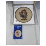1976 Goebel M.J. Hummel Annual Plate with Original Box 1976 Goebel M.J. Hummel Annual Plate with Original Box