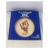 1976 Goebel M.J. Hummel Annual Plate with Original Box 1976 Goebel M.J. Hummel Annual Plate with Original Box