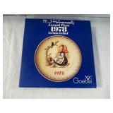 1978 M.J. Hummel Goebel Annual Plate with Box and Certificate 1978 M.J. Hummel Goebel Annual Plate with Box and Certificate