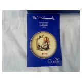 1978 Goebel M.J. Hummel Annual Porcelain Plate with Box and Insert 1978 Goebel M.J. Hummel Annual Porcelain Plate with Box and Insert