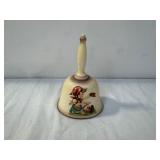 1979 Goebel M.I. Hummel Porcelain Bell with Girl and Bird Motif 1979 Goebel M.I. Hummel Porcelain Bell with Girl and Bird Motif