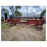 1987 1660 Case IH Combine - 2 Wheel Drive w/Corn & Grain Heads