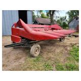 1987 1660 Case IH Combine - 2 Wheel Drive w/Corn & Grain Heads
