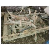 Lot of Antique Horse Harness Hardware and Sleigh parts