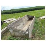 Concrete Livestock Feed Trough - 2 sections