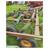 JD 9 shank Chisel Plow with 4 shank extensions