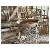 Antique Iron forge with hand blower