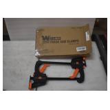 WEN CT992F 7.5-Inch Quick Release Track Saw Clamps, Two Pack
