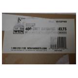 WEN 6515SP400 400-Grit 1 x 30-Inch Sanding Belt Sandpaper (10 Pack)