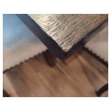 Dining Room Table, Leaf + Eight Chairs