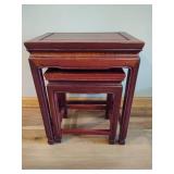 Cherry Wood Nesting Tables