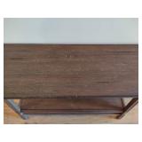 Wood Sofa Table w/Candle Accessory