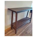 Wood Sofa Table w/Candle Accessory