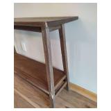 Wood Sofa Table w/Candle Accessory