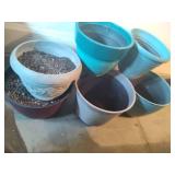 Assortment of XL Outdoor Pots