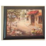 "Cafe Afternoon" by Nan Framed Art