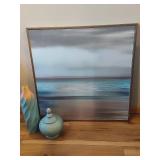 Shimmering Sea Framed Art & Matching Decor Pieces