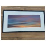 "Painterly Sunset" Framed Art
