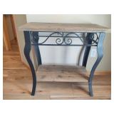 Wood/Metal Sofa Table