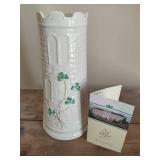 Belleek Castle Tower Vase