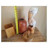 Various Wood Decor Pieces