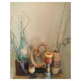 Assorted Wood & Woven Decor