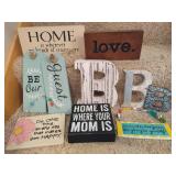 Wood & Ceramic Hanging Decor