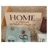 Wood & Ceramic Hanging Decor