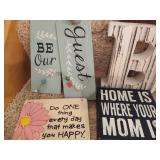 Wood & Ceramic Hanging Decor