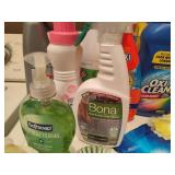 Lot of Assorted Chemicals & Cleaning Supplies